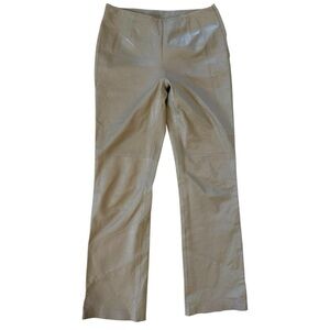 Vintage Cami Tan 100% Leather Pants